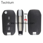 407 blade Light button 3 button remote key shell for Citroen